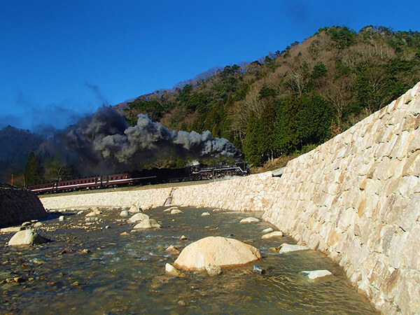 津和野川河川災害復旧助成事業 名賀川工区