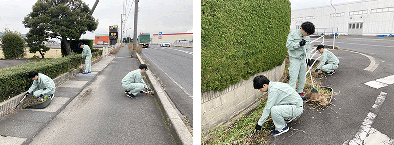 清掃活動の様子