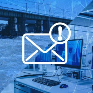 増水時のメール通知システムイメージ